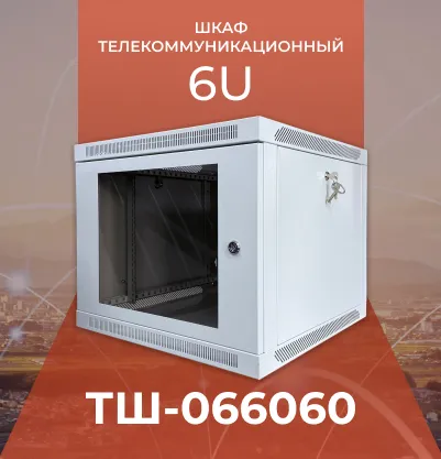 Шкаф телекоммуникационный ТШ-066060 Шкаф телекоммуникационный ТШ-066060