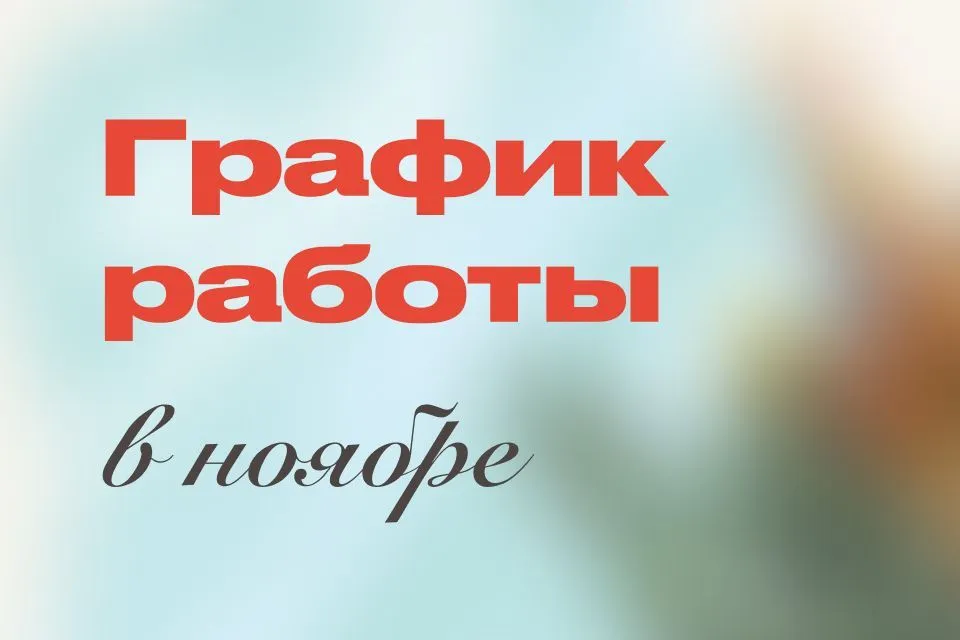График работы в ноябре