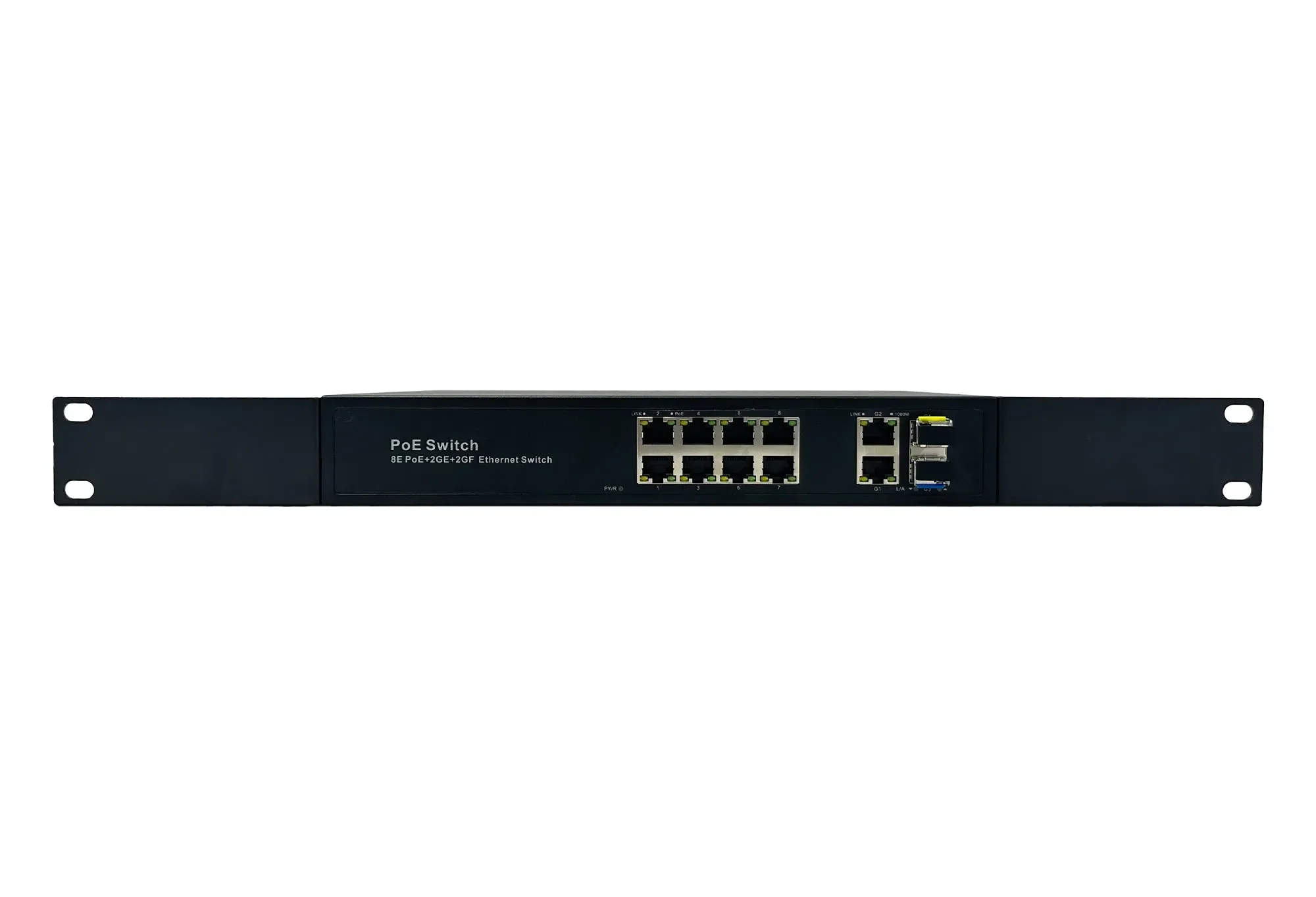 Сетевой коммутатор «Тромбон IP-К08» с креплением в стойку 19