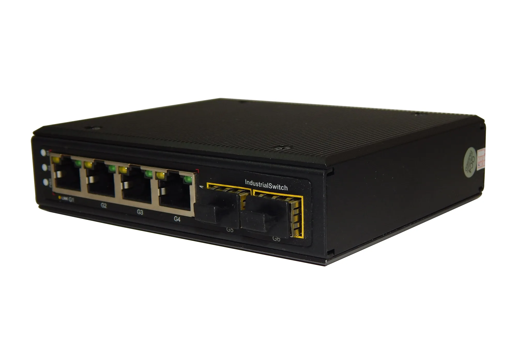 Неуправляемый сетевой коммутатор Тромбон IP-К04-D вид сбоку