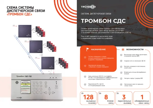 Брошюра Система обратной речевой связи Тромбон СДС