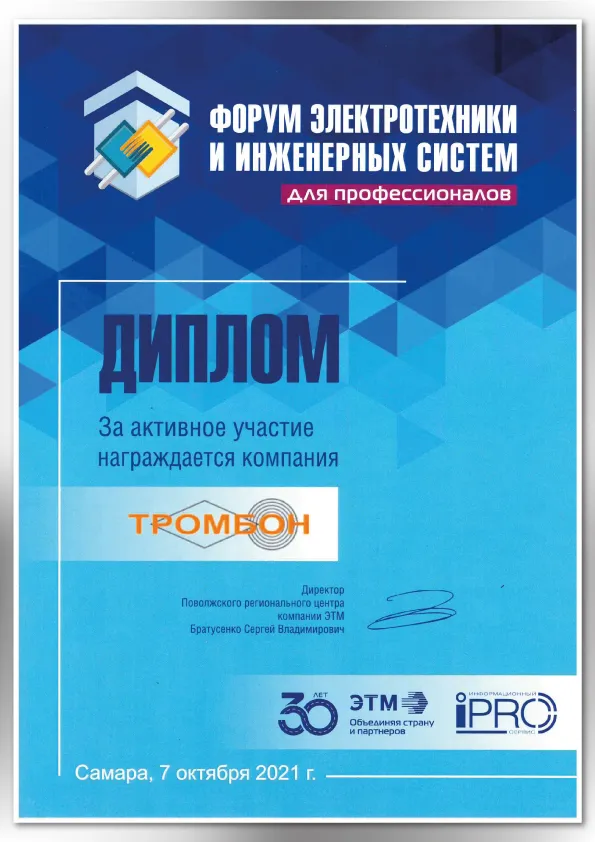 Диплом ЭТМ Самара 2021