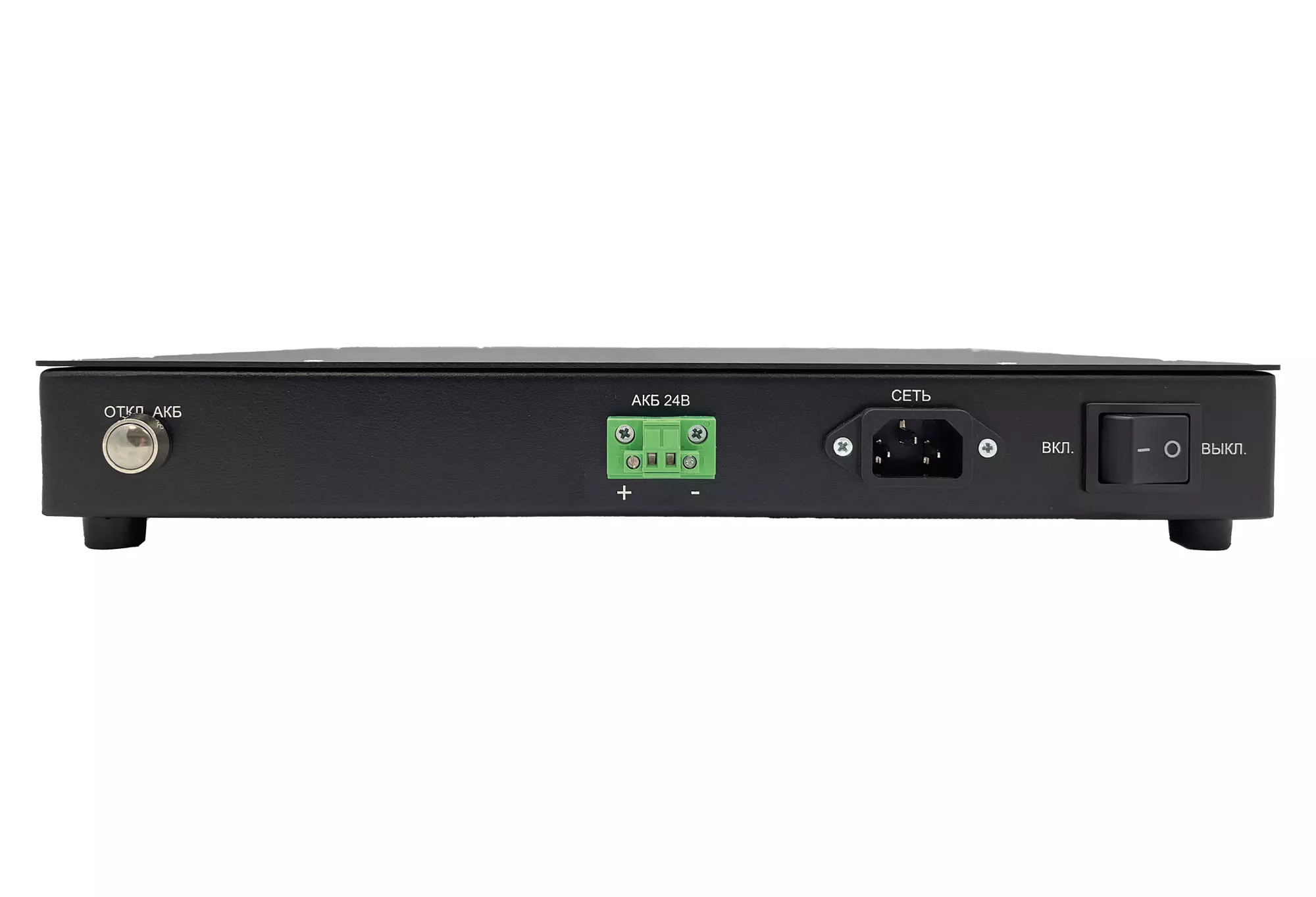 Коммутатор «Тромбон IP-K8-Л» исполнение 2 вид сзади